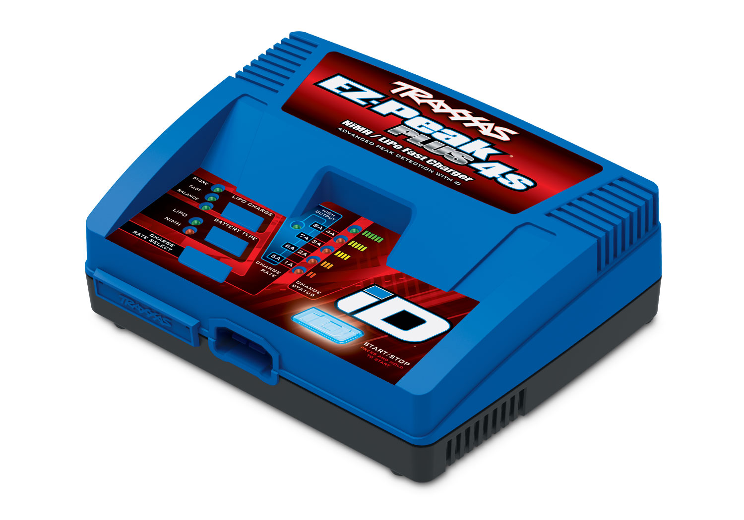 Traxxas Charger, EZ-Peak Plus 4s, 8 amp, NiMH/LiPo with iD Auto Battery Identification - TRX2981