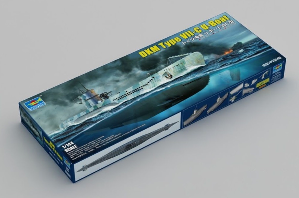 Trumpeter DKM Navy Type VII-C U-Boat in 1:144 bouwpakket