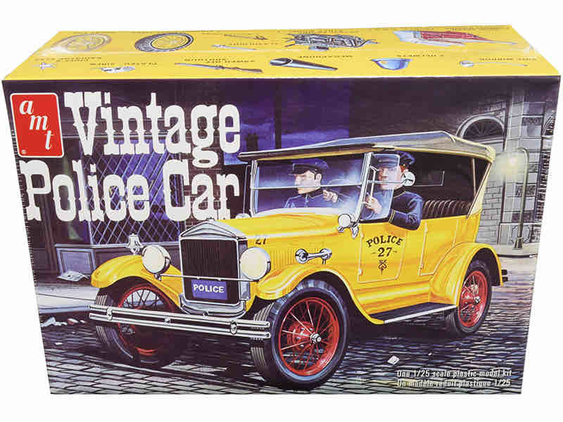 AMT Vintage Police Car in 1:25 bouwpakket