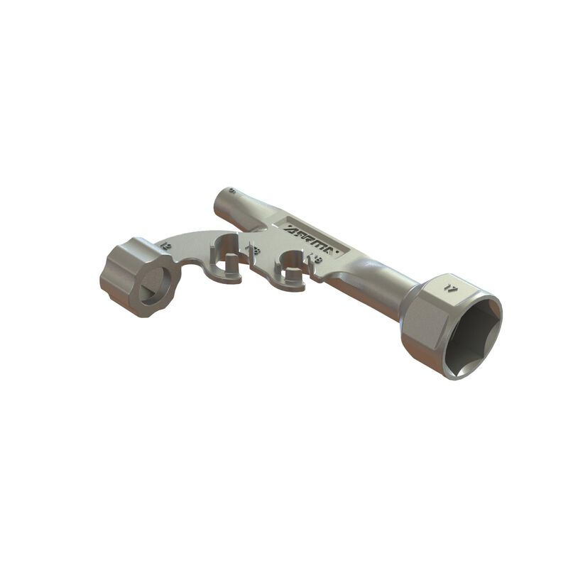 ARRMA Metal Multi Tool 5/17mm Nut, 11/15mm Bore Shock - ARA320681
