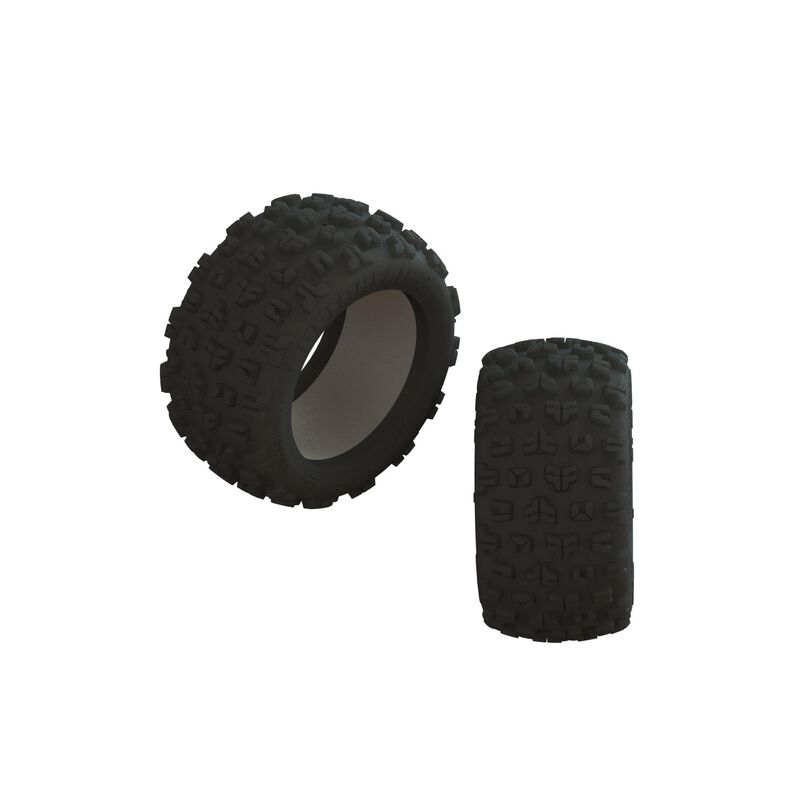 ARRMA dBoots Copperhead2 LP Tires & Inserts (2) - ARA520060