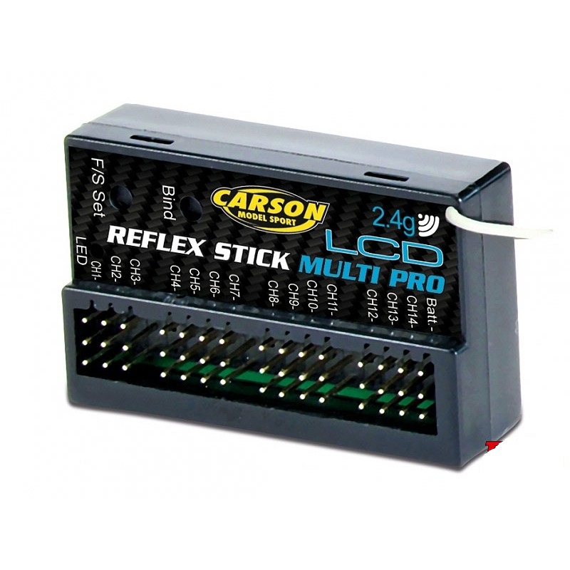 Carson Ontvanger Refelx Stick Multi Pro LCD 2.4G