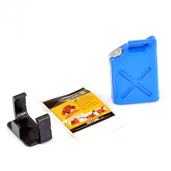 Fastrax Painted Fuel Jerry Can & Mount Blue
