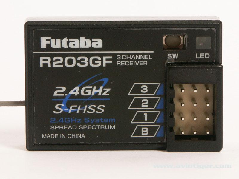 Futaba R203GF 2.4Ghz S-FHSS / FHSS ontvanger