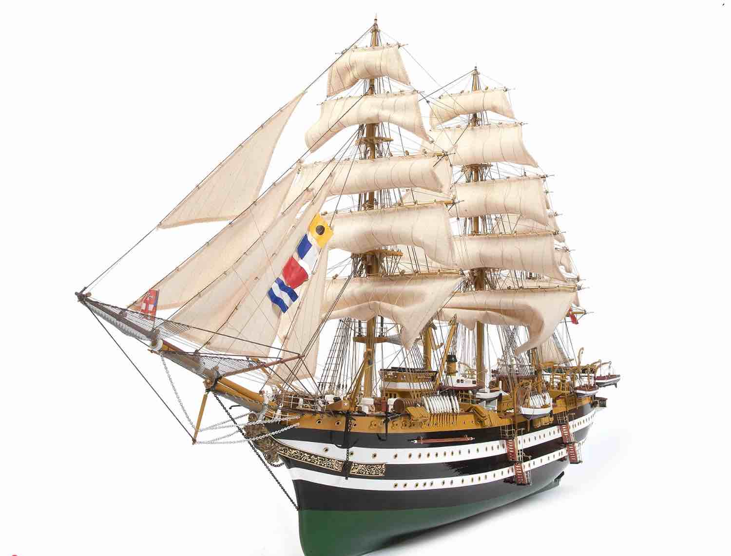 OcCre Amerigo Vespucci houten scheepsmodel 1:100 (nieuw 2023 model)