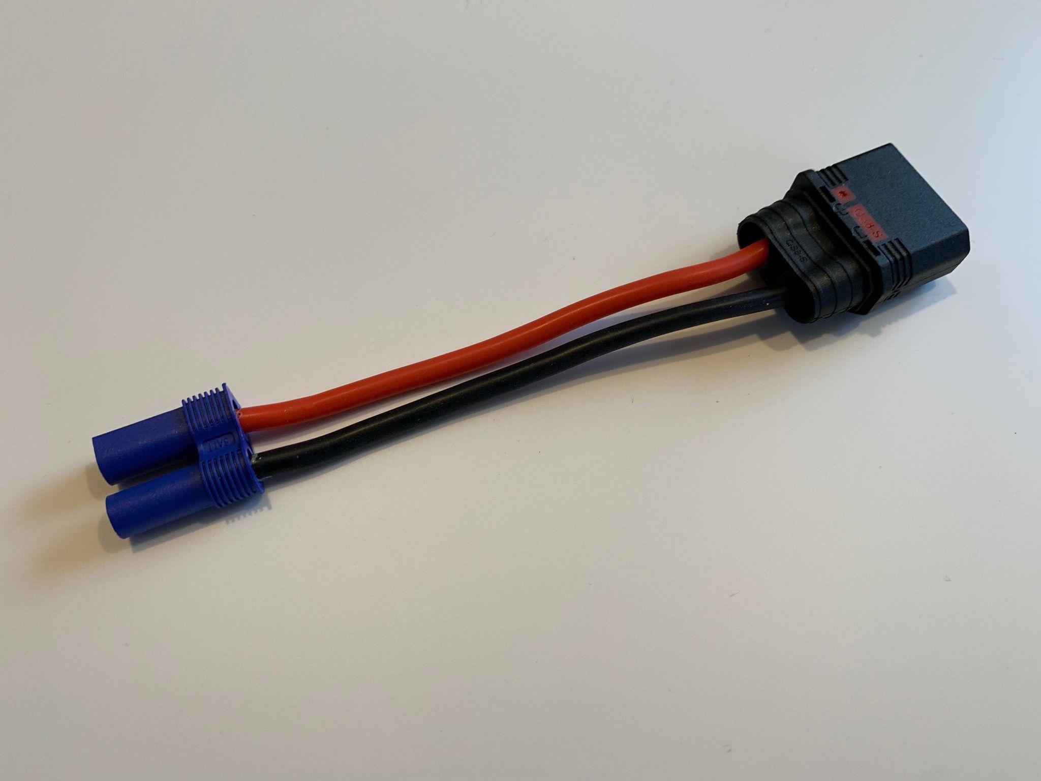 QS8 Anti Spark Verloopkabel naar EC5 12AWG Siliconen kabel