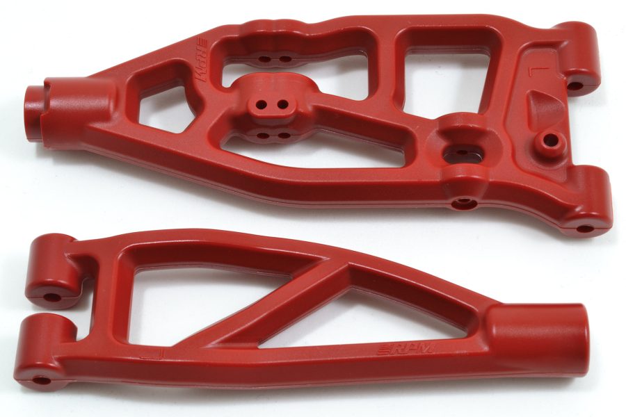 RPM Front Left A-arms for the ARRMA 6S (V5 & EXB) line of Vehicles Red