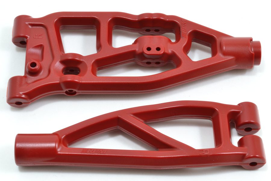 RPM Front Right A-arms for the ARRMA 6S (V5 & EXB) line of Vehicles Red