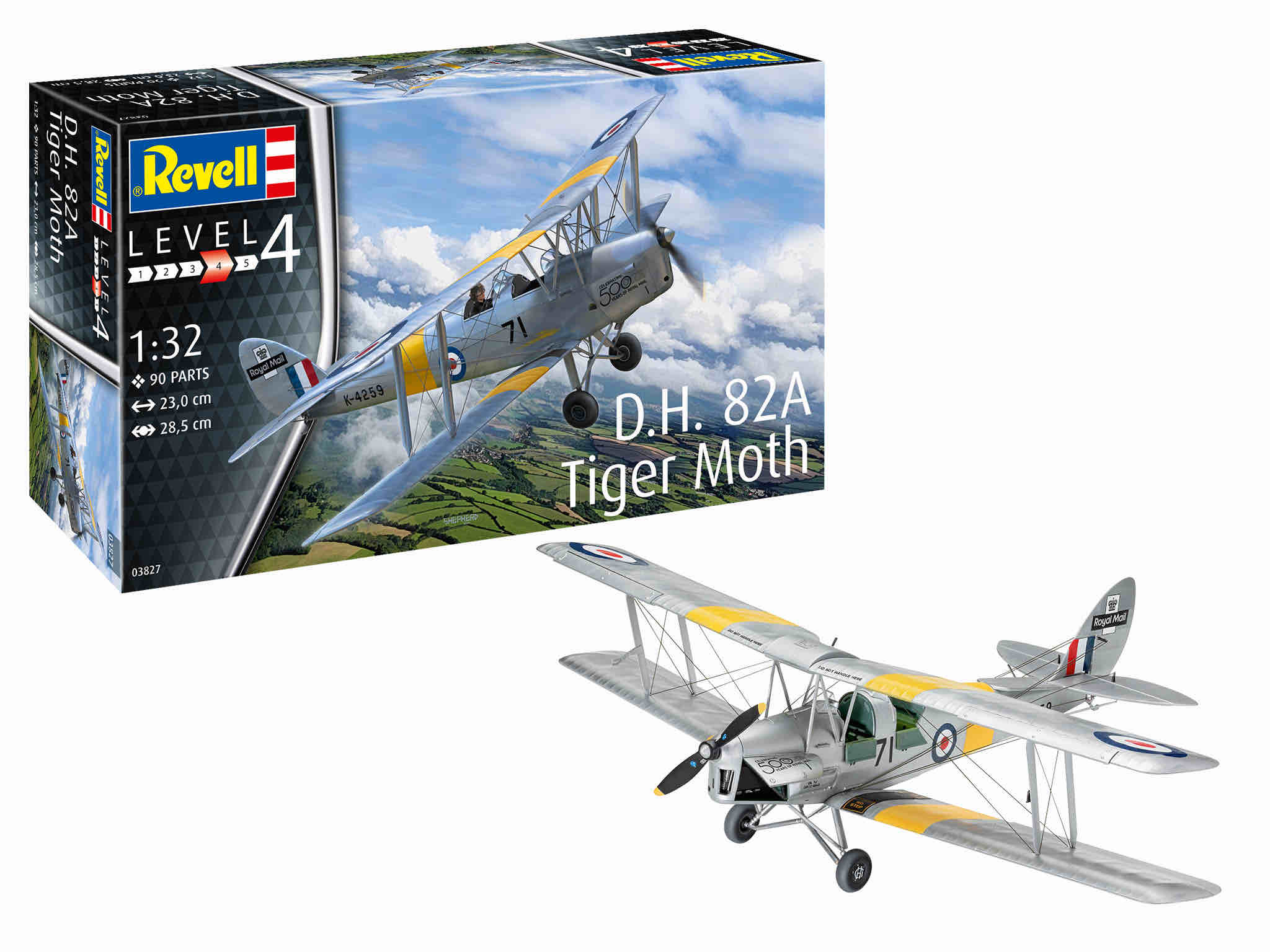 Revell D.H. 82A Tiger Moth in 1:32 bouwpakket
