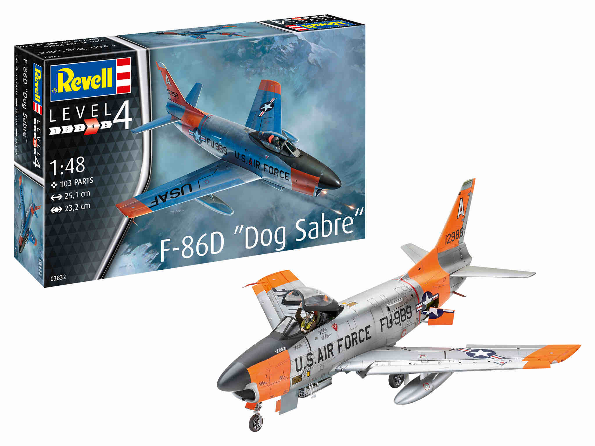 Revell Model Set F-86D Dog Sabre 1:48 bouwpakket