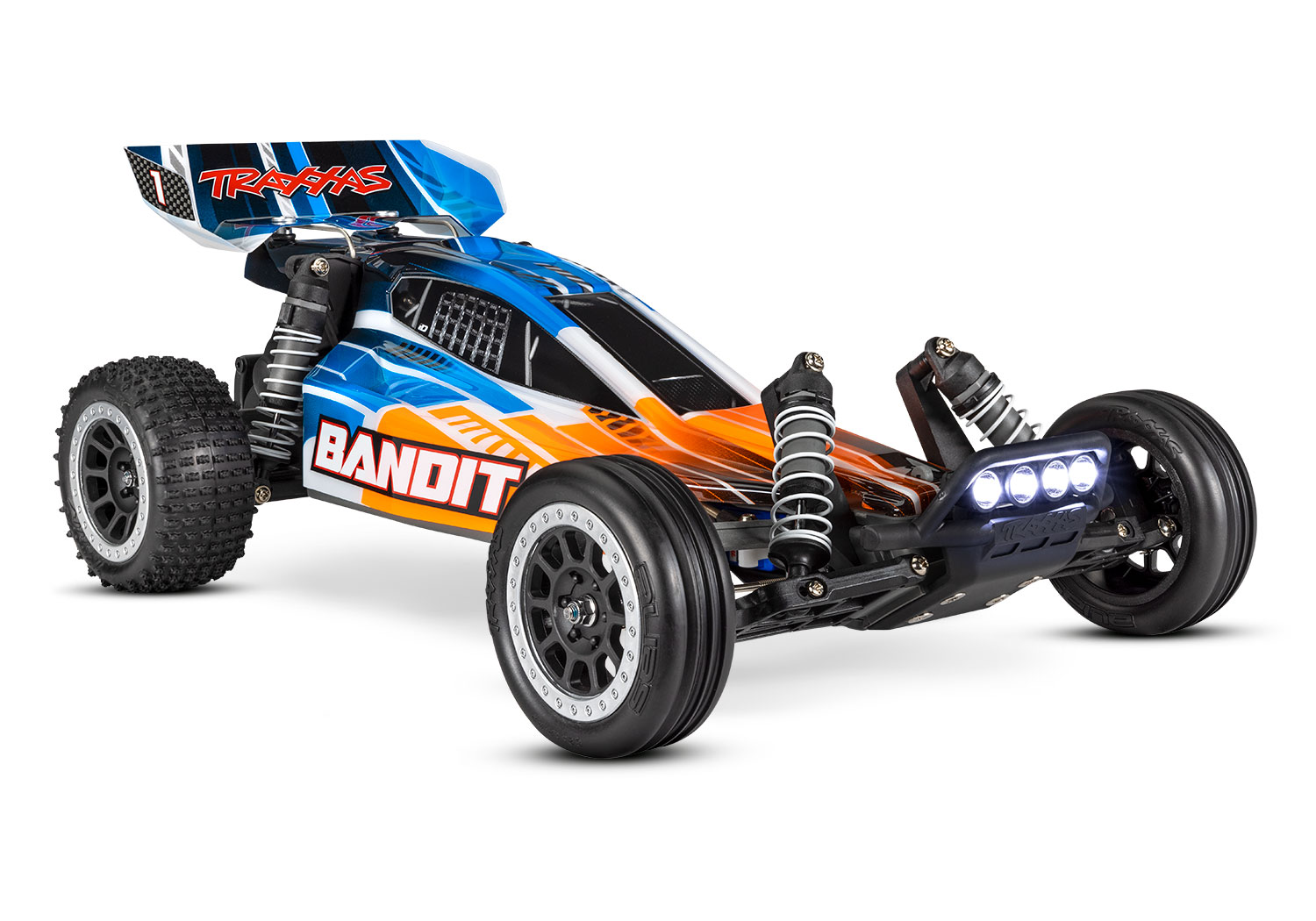 Traxxas Bandit XL5 2WD electro buggy RTR 2.4Ghz met LED verlichting inclusief Power Pack - Oranje