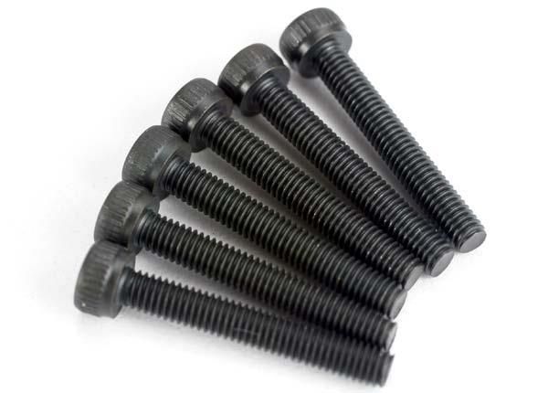 Traxxas Cylinder head bolts, marine 3x20mm CS (6) (TRX 2.5) - TRX2585