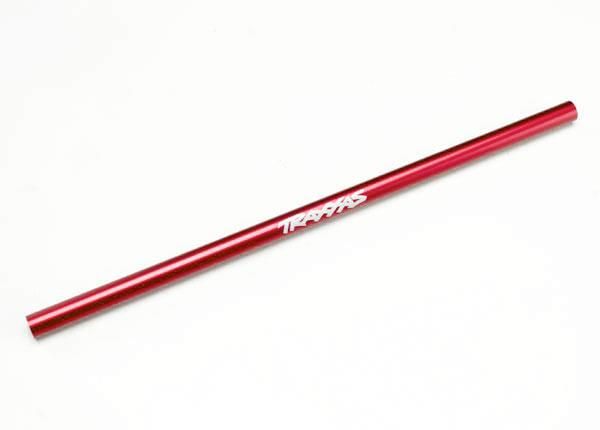 Traxxas Driveshaft, center, 6061-T6 aluminum (red-anodized) - TRX6855R