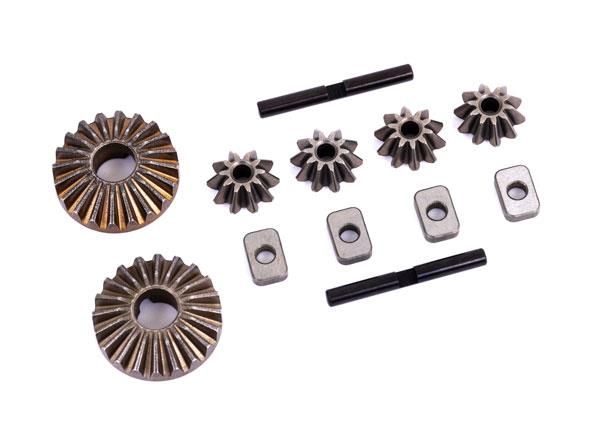 Traxxas Gear set, differential (output gears (2)/ spider gears (4)/ spider gear shafts (2)/ spacers (4)) - TRX9582