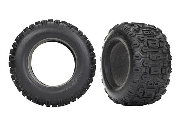 Traxxas Tires, Sledgehammer (2)/ foam inserts (2) - TRX9670