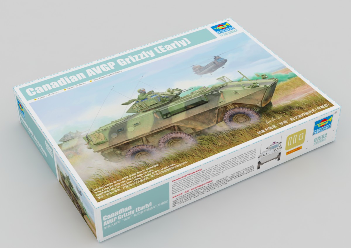 Trumpeter Canadian Grizzly 6x6 APC in 1:35 bouwpakket