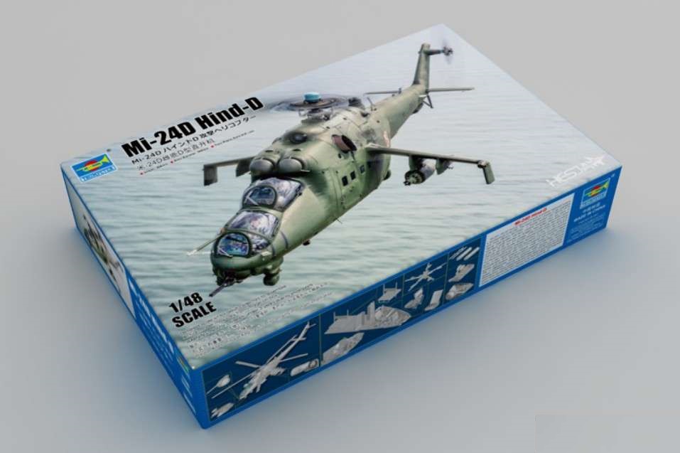Trumpeter Mi-24D Hind-D in 1:48 bouwpakket