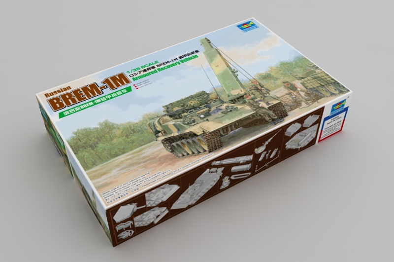 Trumpeter Russian BREM-1M Armoured Recovery Vehicle in 1:35 bouwpakket