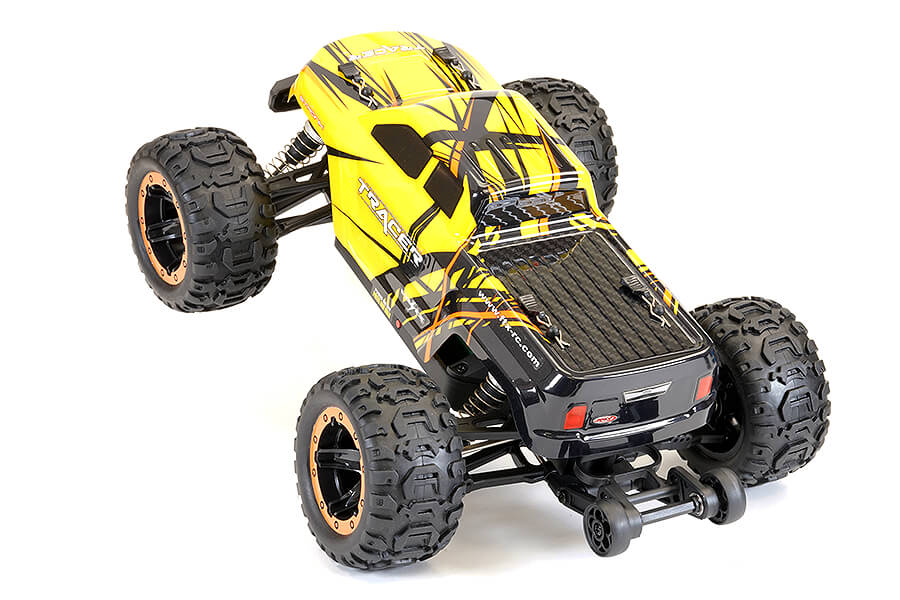 FTX Tracer 1/16 4WD Brushless Electro Monster Truck RTR - Geel