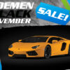 pocher 1/8 lamborghini aventador geel