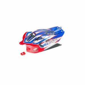 arrma typhon tlr tuned finished body red/blue ara406164