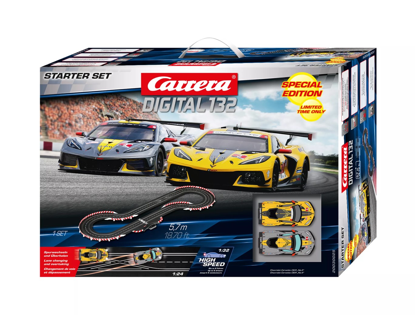 Carrera Digital 132 Racebaan Starter Set Special Edition 2022/23 - 20030025. Beste beginnersbaan digital 132 inhoud waard 299,95 euro nu 199,95