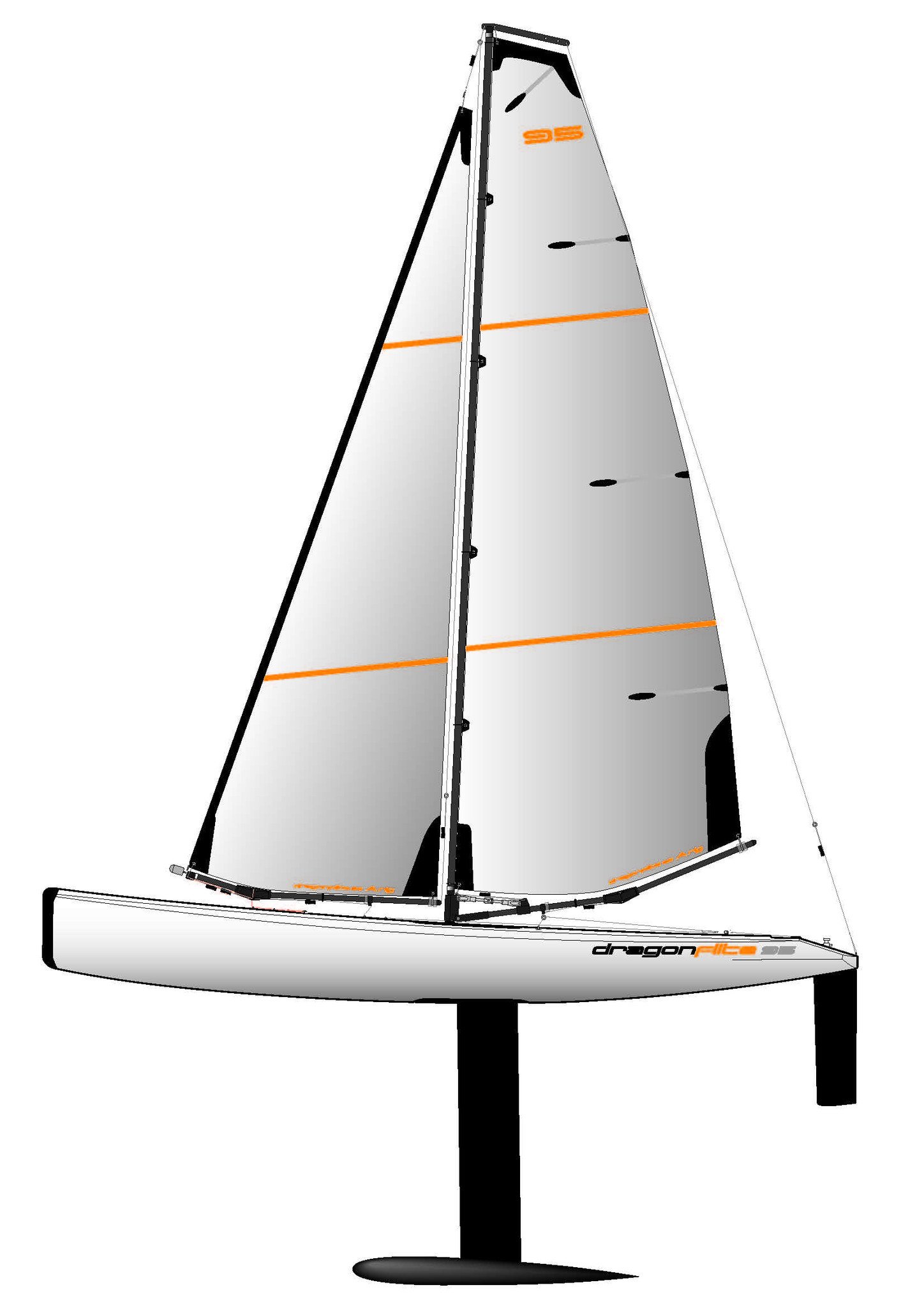 Joysway Dragon Flite 95 V2 Racing Sailing Yacht RTR (Model 2023)