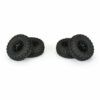 proline 1/24 trencher fr/rr 1.0" tires mounted 7mm black impulse (4) axial scx24