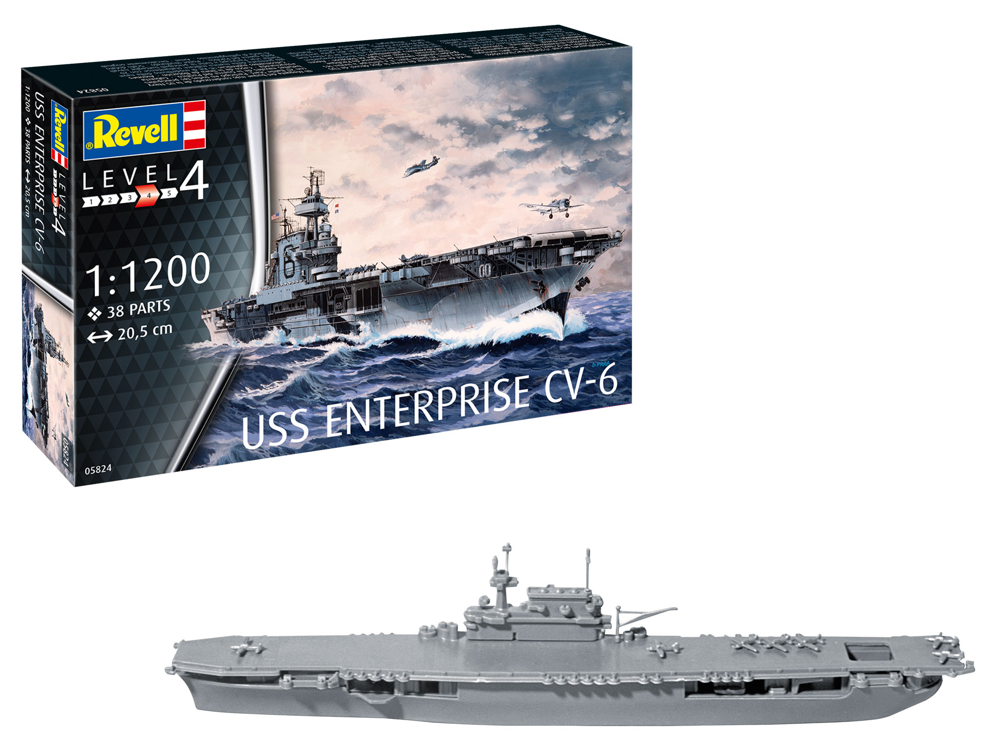 Revell USS Enterprise CV-6 1:1200 Bouwpakket