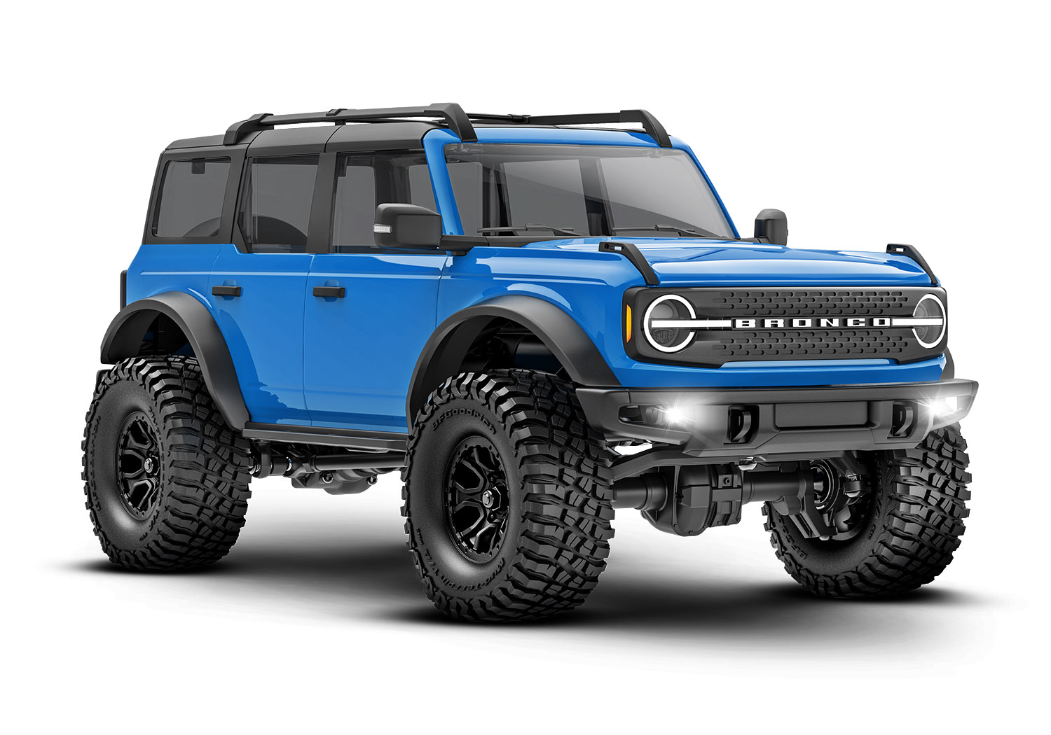 Traxxas TRX-4M 1/18 Scale and Trail Crawler Ford Bronco 4WD Electric Truck - Blauw