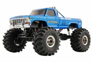 fms 1/24 fcx24 smasher monster truck rtr blauw