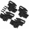 traxxas battery hold down mounts, left (2)/ right (2)/ 4x15mm ccs (4) trx7833