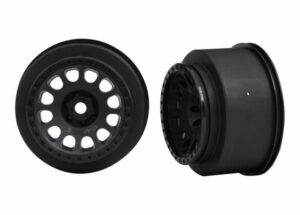 traxxas wheels, xrt race, black (left and right) trx7874