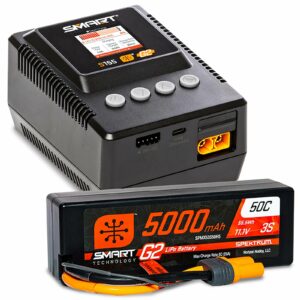 spektrum smart powerstage surface bundle: 5000mah 3s lipo battery / s155 charger eu