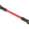 traxxas suspension link, front upper, 5x68mm (1) (red powder coated steel) trx8144r