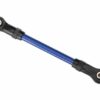 traxxas suspension link, front upper, 5x68mm (1) (blue powder coated steel) trx8144x