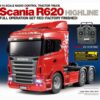 tamiya 1/14 scania r620 rot full opt. finished + mfc 01