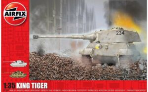 airfix 1369 king tiger tank 1:35 bouwpakket