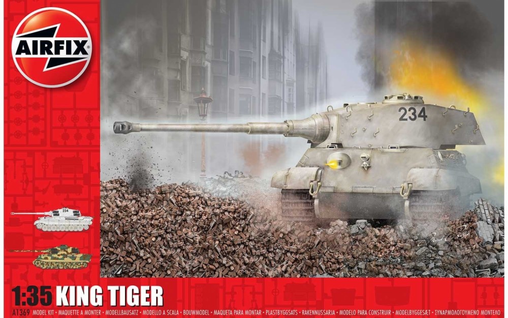 welvaart Machu Picchu glans Airfix 1369 King Tiger Tank 1:35 bouwpakket · Toemen Modelsport