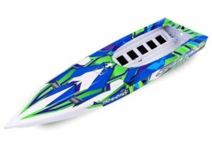 traxxas hull, spartan, green graphics (fully assembled) trx5737g