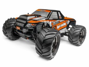 hpi trimmed & painted bullet 3.0 mt body (black) w/decals 115508
