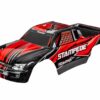 traxxas body, stampede (also fits stampede vxl), red (painted, decals applied) trx3651