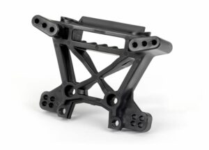 traxxas shock tower, front, extreme heavy duty, black (for use with #9080 upgrade kit) trx9038
