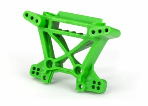 traxxas shock tower, front, extreme heavy duty, green (for use with #9080 upgrade kit) trx9038g
