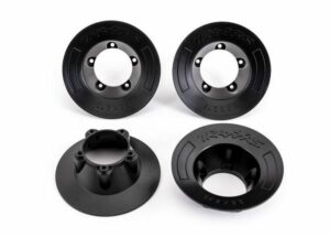 traxxas wheel covers, black (4) (fits #9572 wheels) trx9569