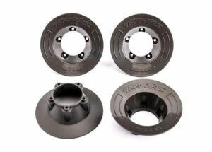 traxxas wheel covers, gray (4) (fits #9572 wheels) trx9569a
