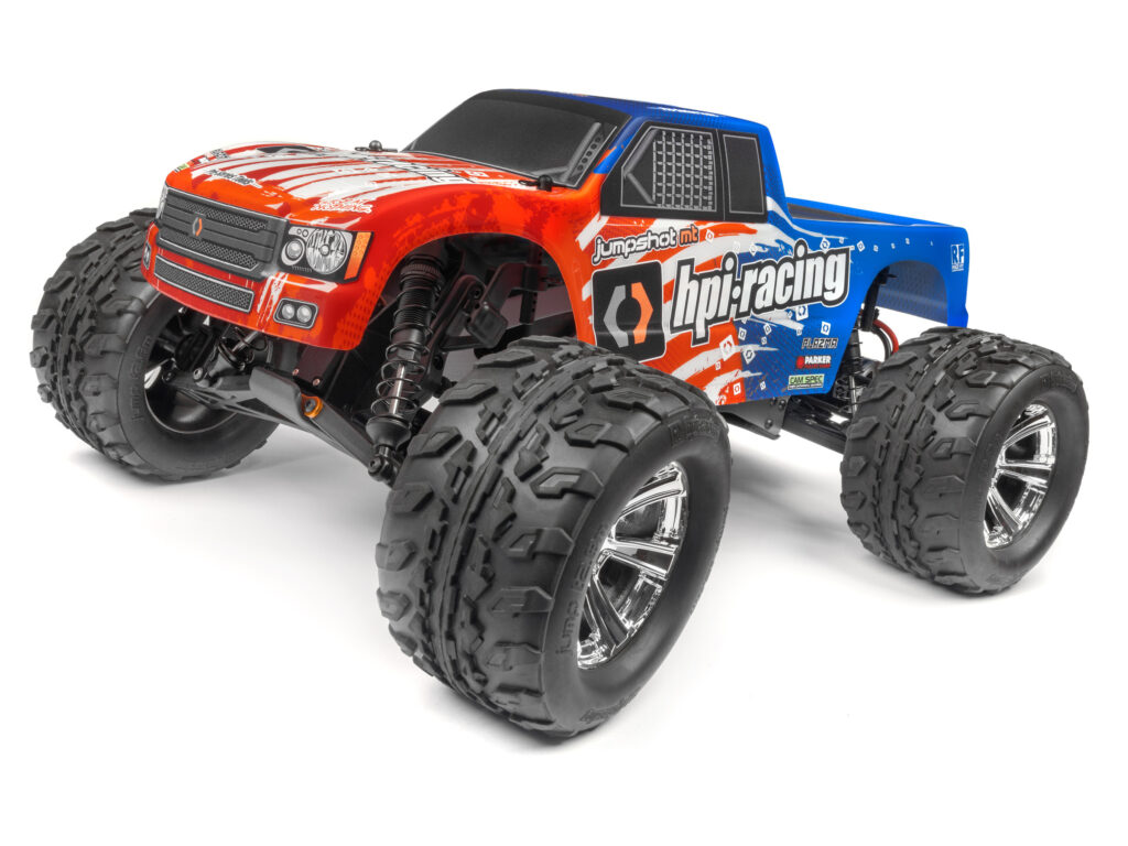 hpi jumpshot mt v2 1/10 2wd brushed monster truck rtr 2.4ghz