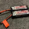 2x traxxas 6700mah 14.8v 4 cell 25c 50c batterijen met garantie!