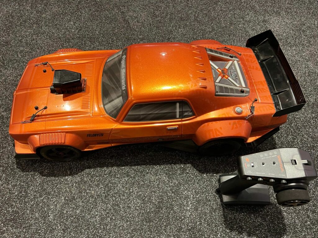 arrma felony 6s blx 1/7 brushless street basher muscle car 4wd rtr in een prima staat met 1 jaar garantie!