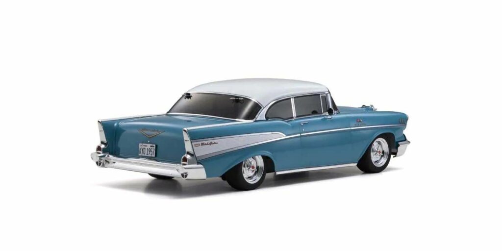 kyosho fazer mk2 (l) chevy bel air coupe 1957 turquoise 1:10 readyset